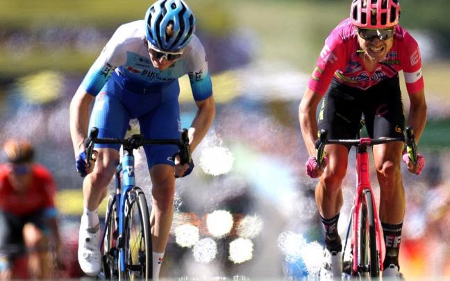 Magnus Cort pudo con Schultz en el esprint de la fuga.