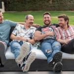 Los actores Raúl Tejón, Fele Martínez, Fernando Gil y Gorka Otxoa.