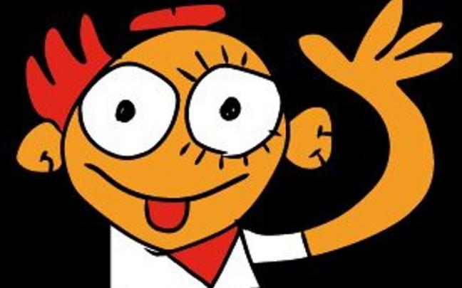 Uno de los 'stickers' del hermanamiento Pamplona - Baiona