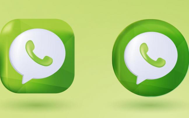 Logotipos del servicio de mensajer&iacute;a WhastsApp.