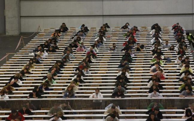 Imagen de una OPE en la UPV.