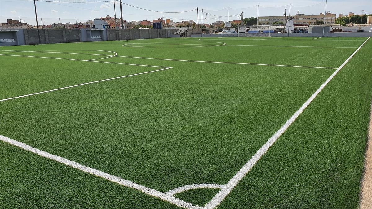 Imagen de archivo de un campo de fútbol.