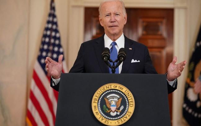 Biden comparece desde la Casa Blanca tras conocer la sentencia del Supremo.
