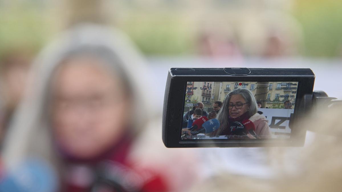 Un momento de la rueda de prensa.