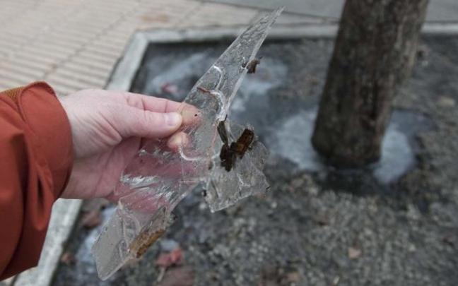 Conductores alaveses alertan de hielo negro en el Puerto de Azazeta esta mañana