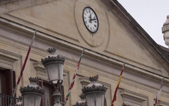 Reloj de la fachada exterior del Ayuntamiento