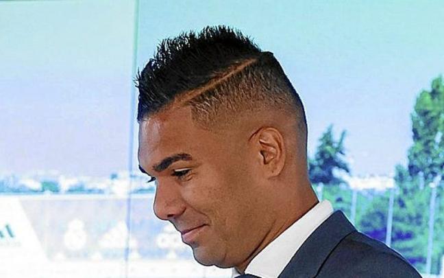Casemiro, ayer antes de despedirse. | FOTO: EFE