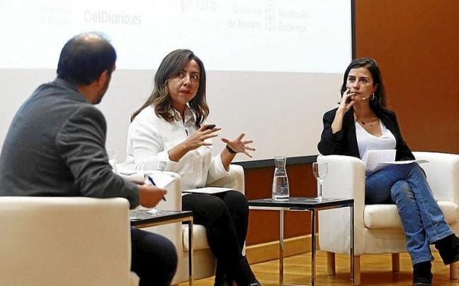 Renata Ávila, abogada y miembro del equipo jurídico de Julian Assange; y la periodista Olga Rodríguez. Renata Ávila, abogada y miembro del equipo jurídico de Julian Assange; y la periodista Olga Rodríguez.