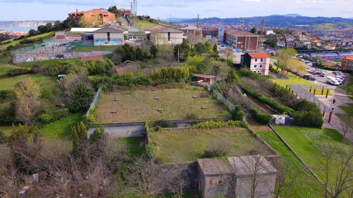 Imagen de archivo del depósito de aguas que se desmantelará para crear el parking.