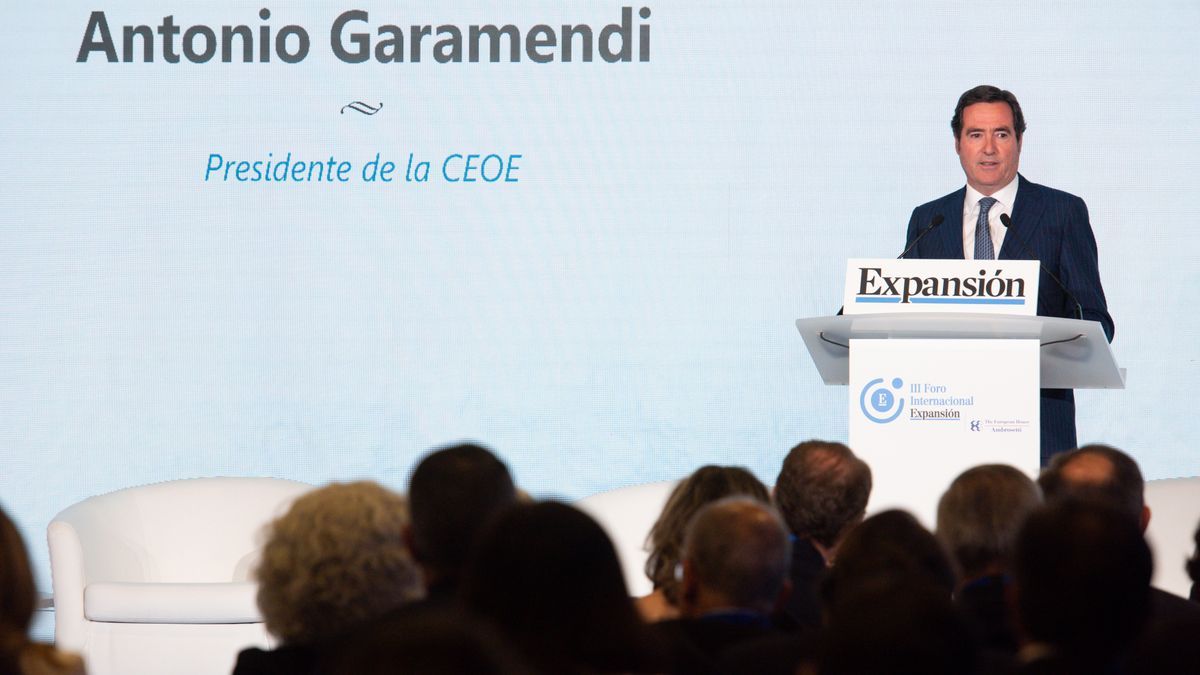 Antonio Garamendi, presidente de la Confederación Española de Organizaciones Empresariales.