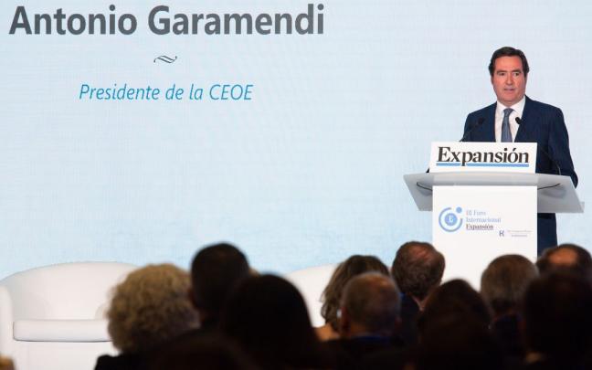 Antonio Garamendi, presidente de la Confederación Española de Organizaciones Empresariales. Antonio Garamendi, presidente de la Confederación Española de Organizaciones Empresariales.