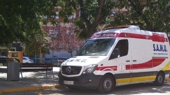Una ambulancia del SAMU.