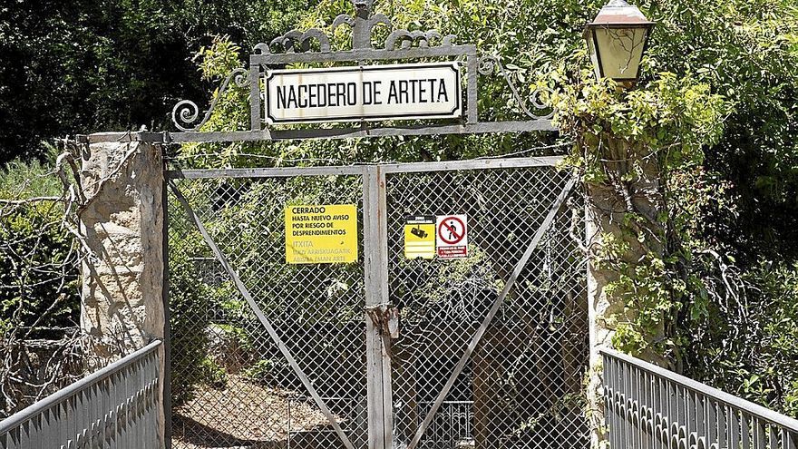 Entrada al nacedero de Arteta en Egillor.