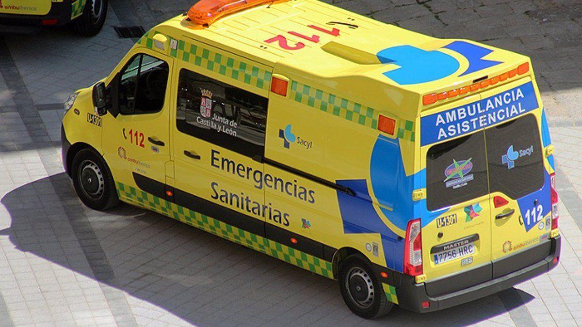 Ambulancia del Servició de Emergencias de la Junta de Castilla y León