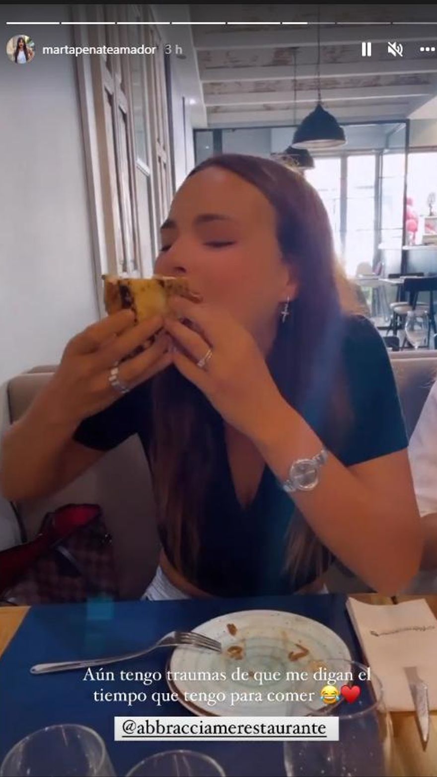 Marta Peñate cuenta cuál es su trauma.