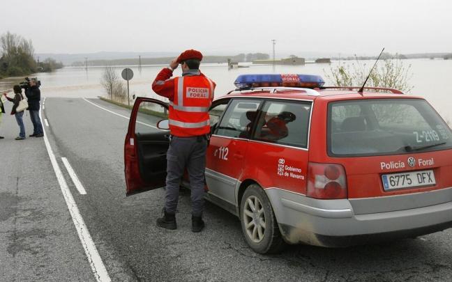 Un agente de la Polic&iacute;a Foral de Navarra.