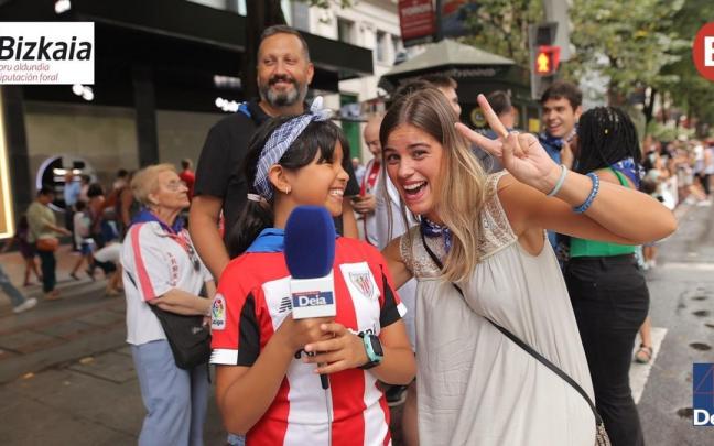 Ambiente en el desfile de la ballena
