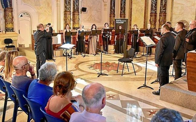 Kea Ahots Taldea dio inicio a los homenajes a Pablo Sorozabal. | FOTO: ARNAITZ RUBIO Kea Ahots Taldea dio inicio a los homenajes a Pablo Sorozabal. | FOTO: ARNAITZ RUBIO