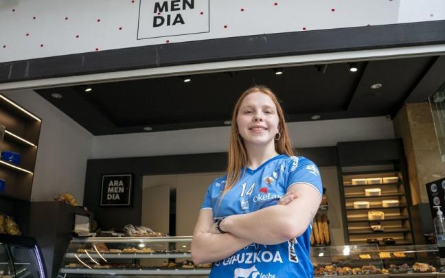 La jugadora del Super Amara Bera Bera, Malena Cavo