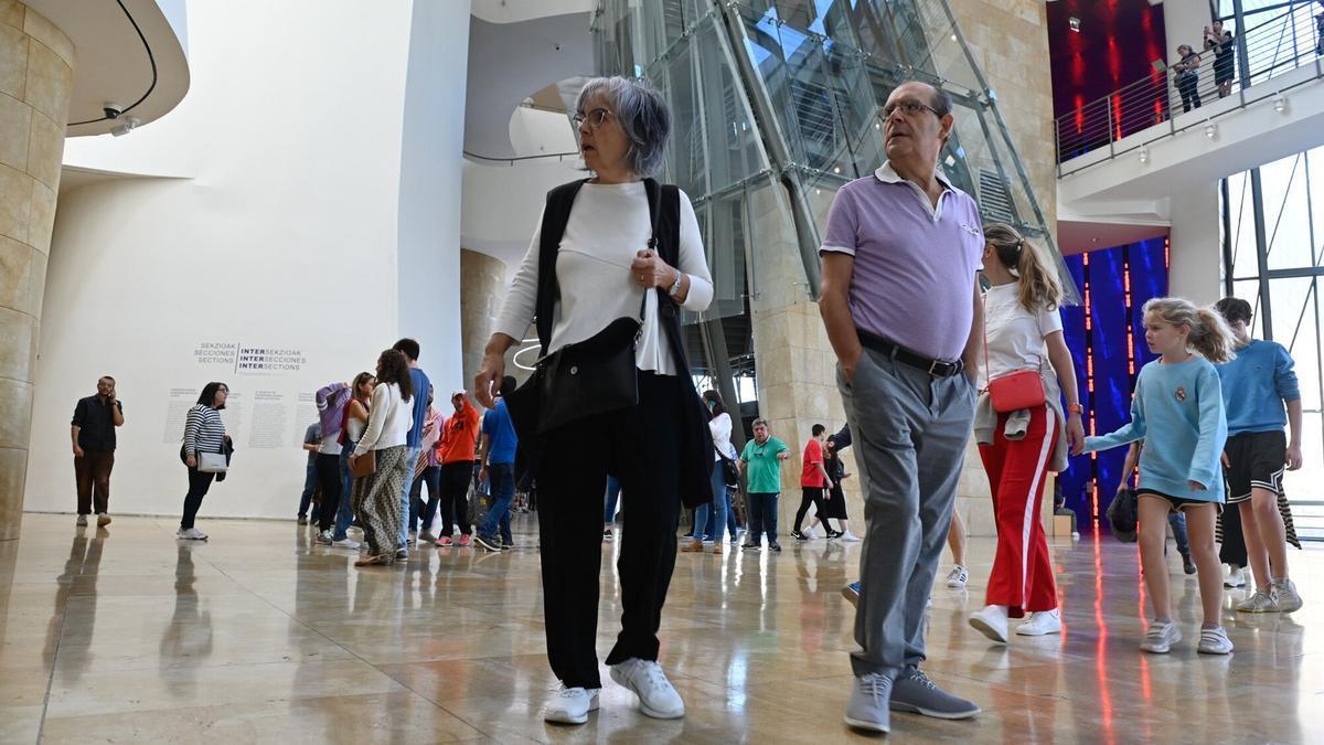 El Museo Guggenheim ha celebrado una jornada de puertas abiertas este fin de semana por su 25 aniversario.