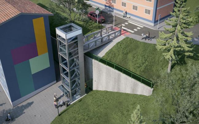 Igogailu berriak Artazu Bekoa auzoan