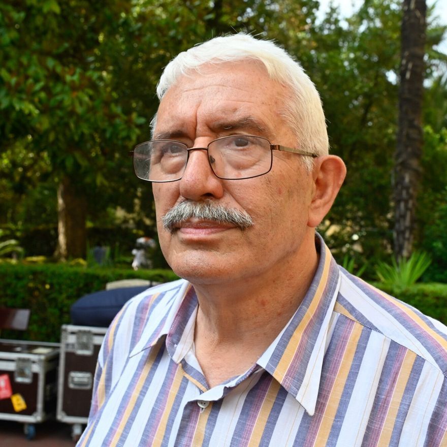 Miguel Francisco Carbajal, presidente de la asociación de alumnos del antiguo orfanato