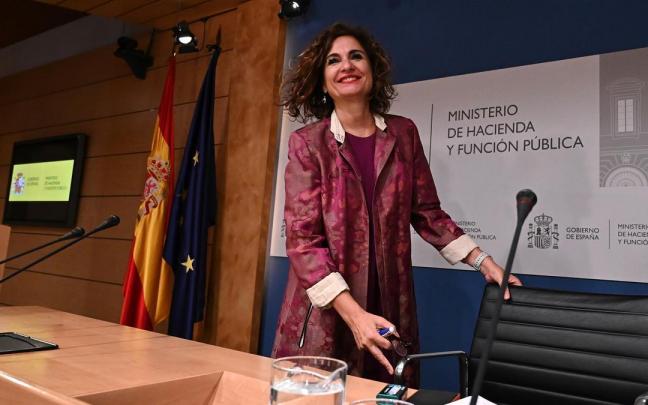 La ministra de Hacienda, María Jesús Montero La ministra de Hacienda, María Jesús Montero