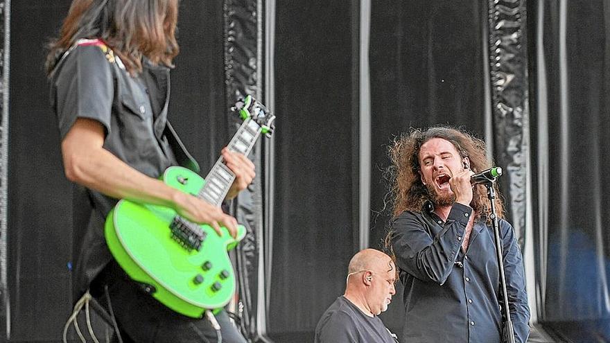 Parte del grupo gasteiztarra en el Azkena Rock Festival.