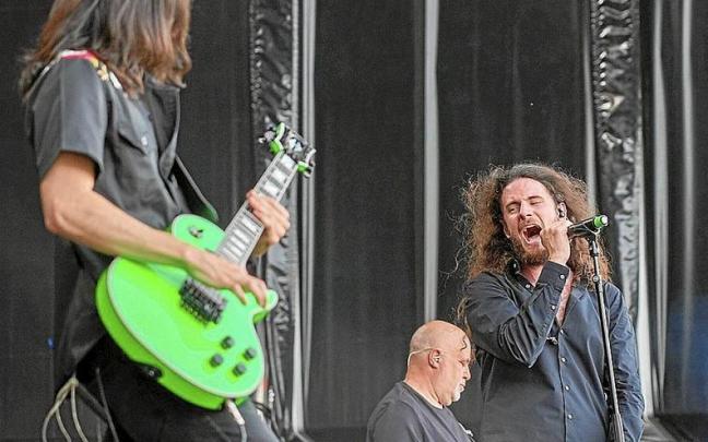 Parte del grupo gasteiztarra en el Azkena Rock Festival.