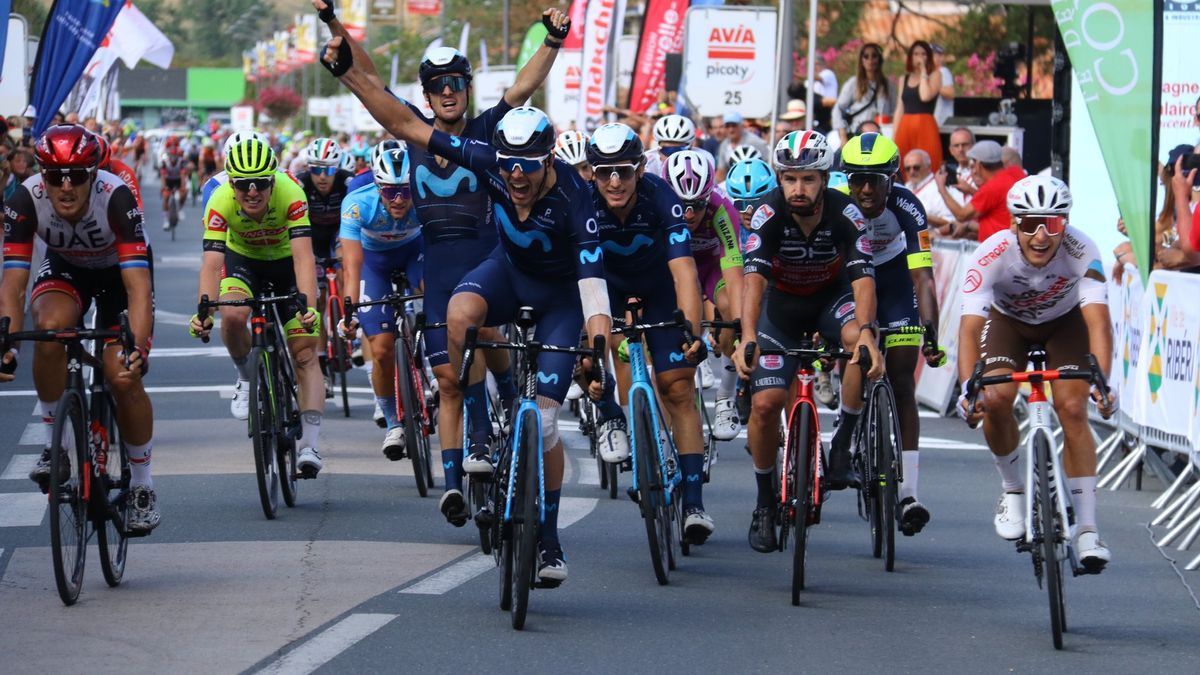 Aranburu es el nuevo líder tras ganar al esprint.