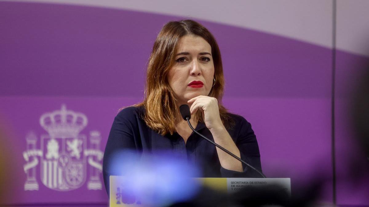 La secretaria de Estado de Igualdad y contra la Violencia de Género, Ángela Rodríguez Pam