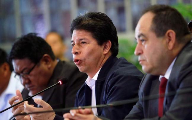 El presidente de Perú, Pedro Castillo. El presidente de Perú, Pedro Castillo.