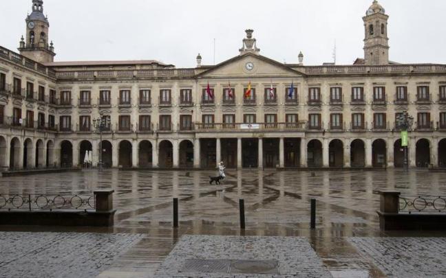 Fachada del Ayuntamiento de Gasteix, en la Plaza Nueva