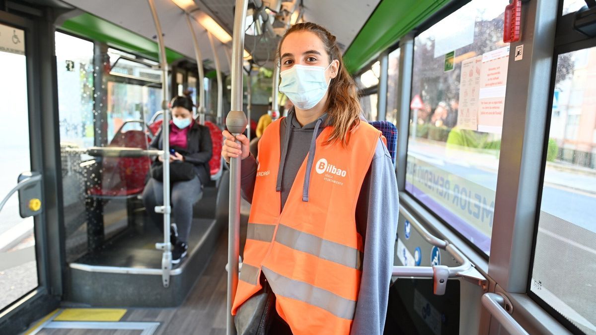 Ihintza Alkain ha recorrido 3.8 km en Bilbobus.