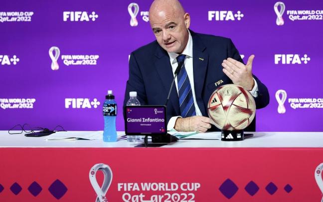 El presidente de la FIFA, Gianni Infantino. El presidente de la FIFA, Gianni Infantino.