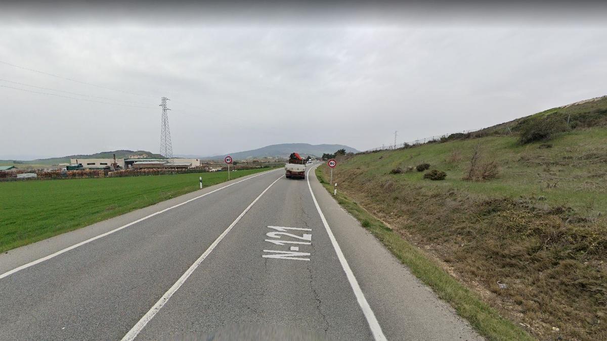 Carretera en la que ha ocurrido el accidente.