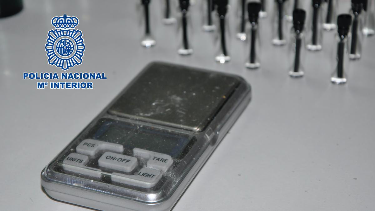 Dispositivo utilizado por los detenidos