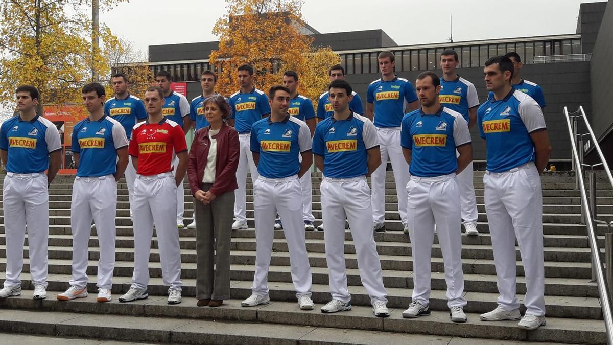 Presentación del campeonato de parejas de pelota.