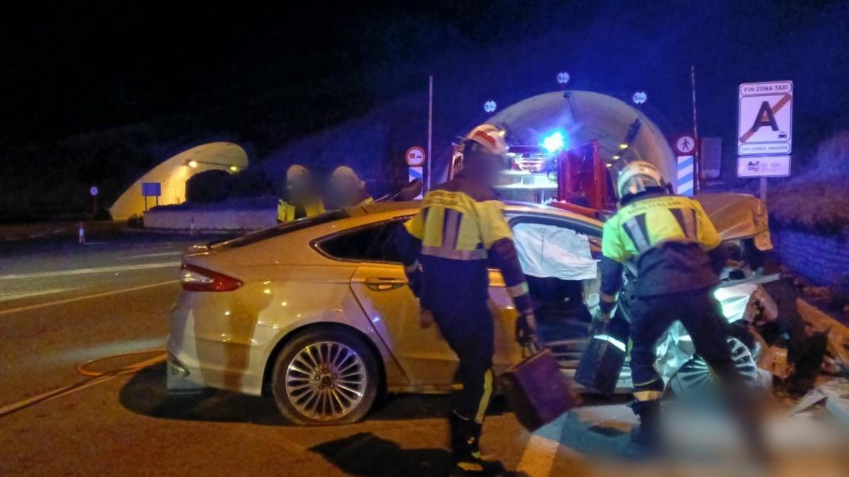 Una de las imágenes del accidente