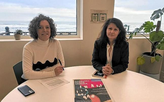 Presentación de la elaboración del ‘mapa morado’. | FOTO: ZARAUZKO UDALA