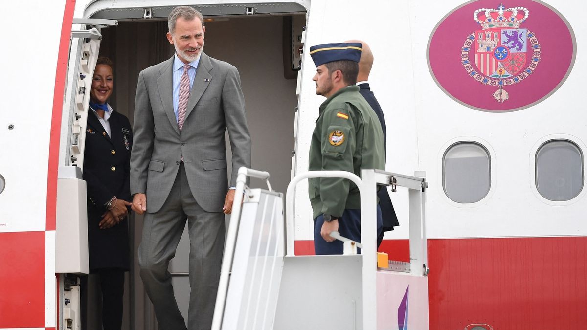 Felipe VI, a su llegada a Bogotá el pasado fin de semana.