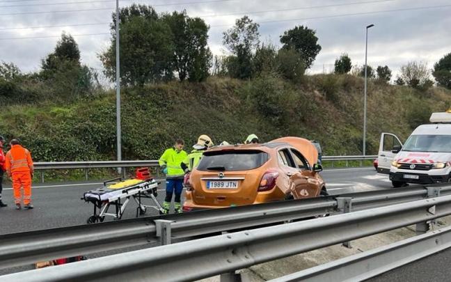 Un accidente en la N637 Un accidente en la N637
