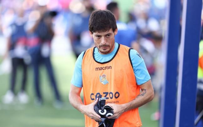 David Silva en uno de sus &uacute;ltimos partidos.