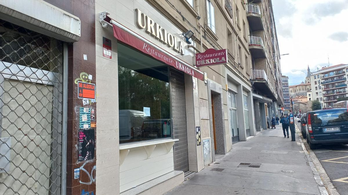 El restaurante Urkiola ha cerrado sus puertas