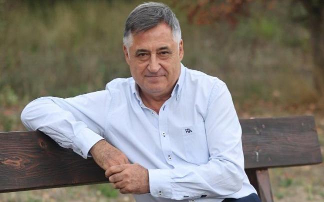 Gervasio Sánchez, en los preámbulos de esta entrevista. Gervasio Sánchez, en los preámbulos de esta entrevista.