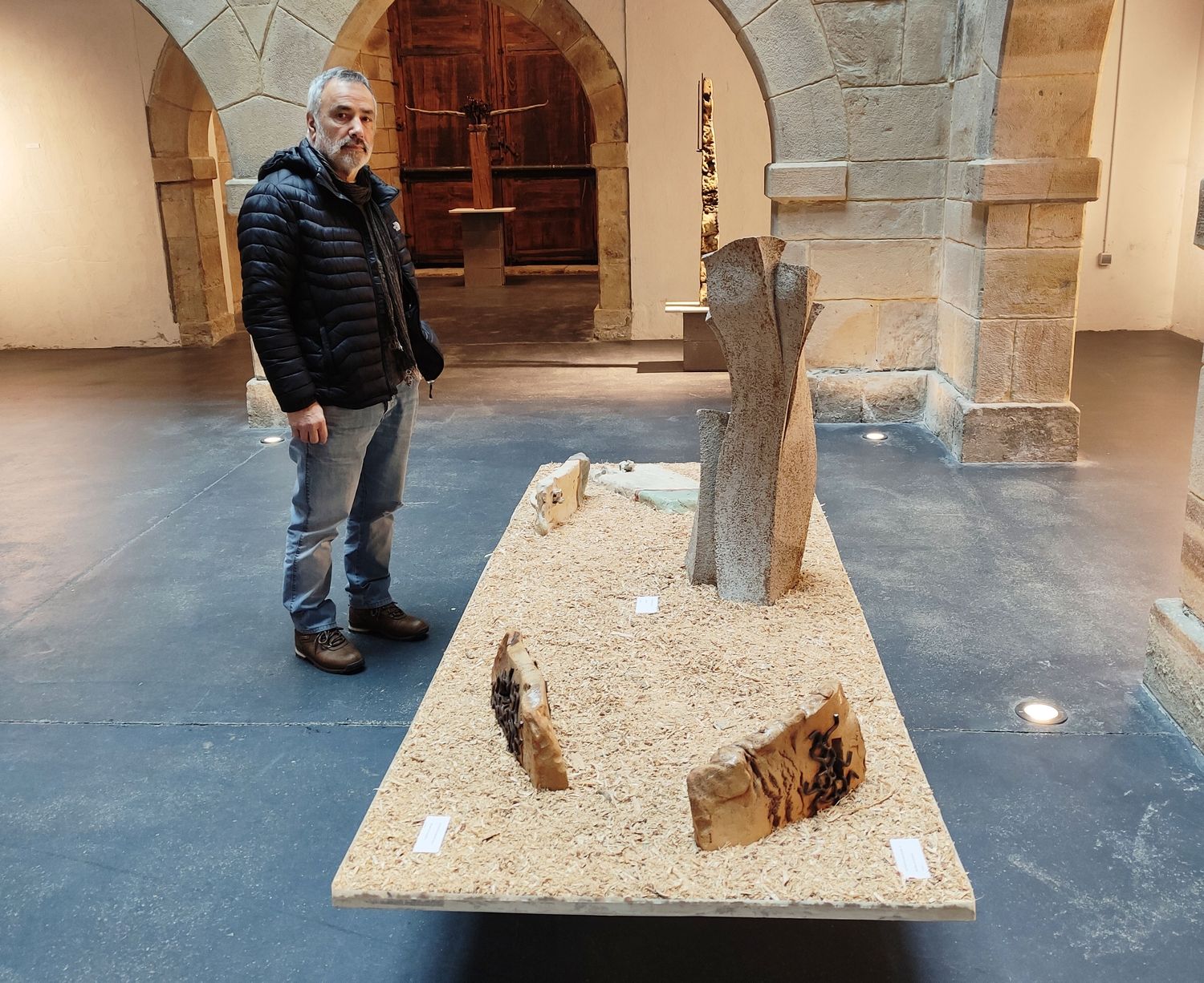 En el patio central, “una obra de arte de por sí”.