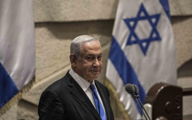 Benjamin Netanyahu, líder de la oposición y presidente del Likud - Movimiento Nacional Liberal. Benjamin Netanyahu, líder de la oposición y presidente del Likud - Movimiento Nacional Liberal.