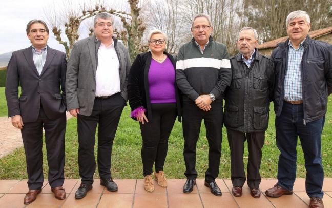 Joseba Goikuria, Gorka Carro, Sorkunde Aiarza, Bizente Arteagoitia, Jos&eacute; Luis Padura e I&ntilde;aki Gazta&ntilde;aga.