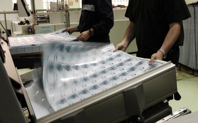 Fabricación de billetes de euros Fabricación de billetes de euros