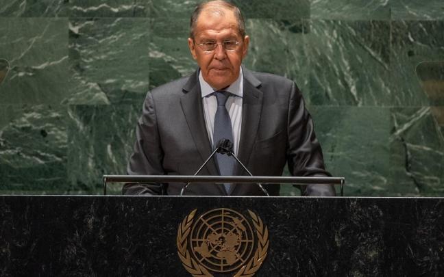 Serguéi Lavrov, ministro de Exteriores ruso, en una fotografía de archivo. Serguéi Lavrov, ministro de Exteriores ruso, en una fotografía de archivo.